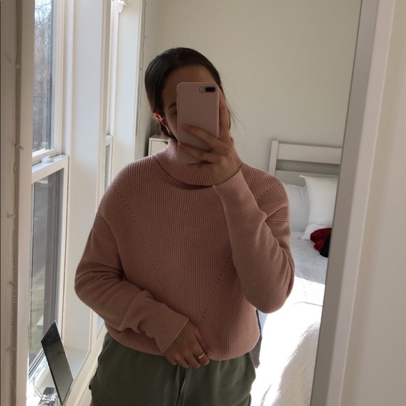 NEW light pink philosophy turtleneck sweater - Picture 3 of 10